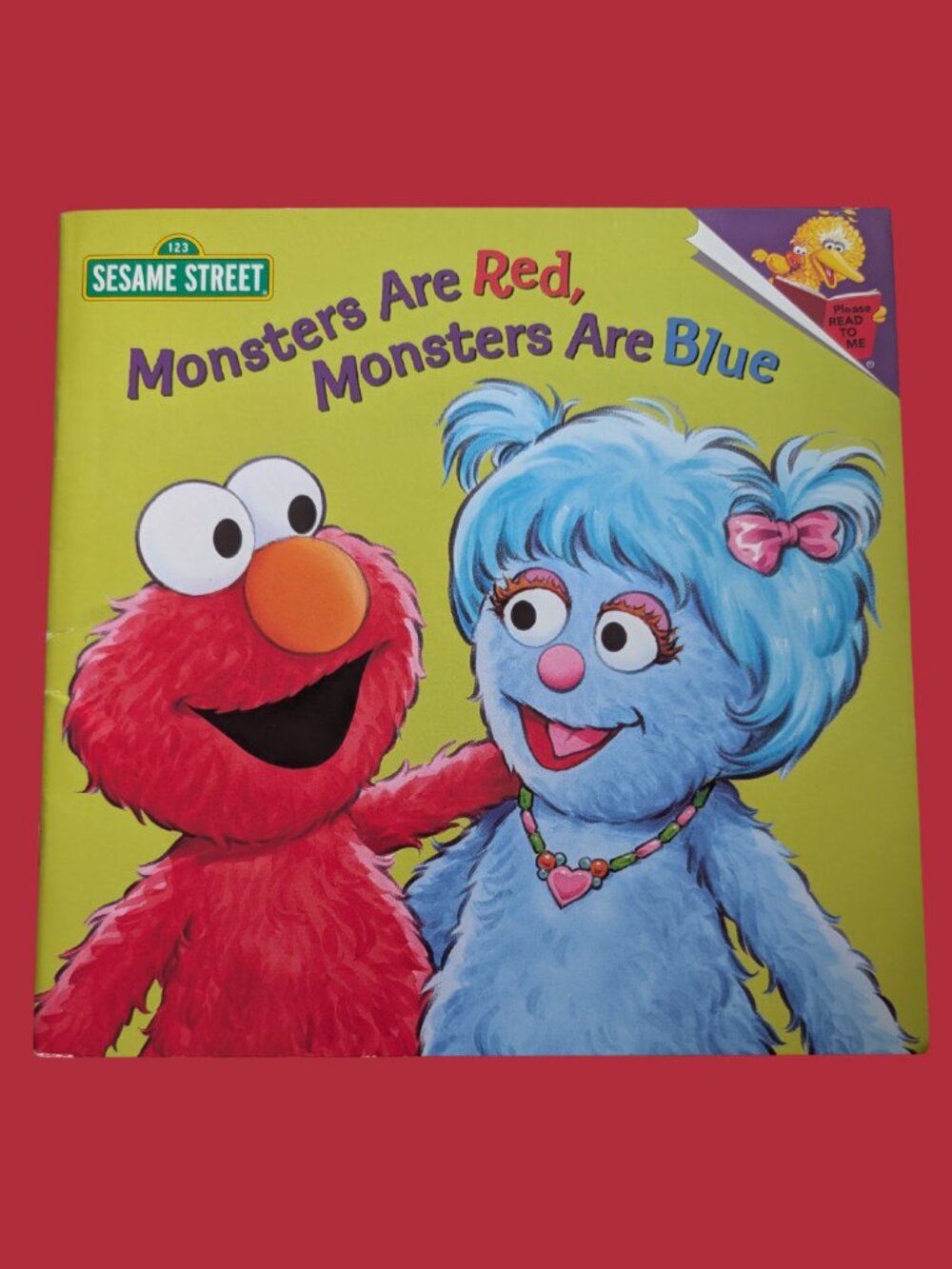 10/$25 Monsters are Red, Monsters are Blue Vintage Y2K Storybook